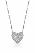 Silver V necklace