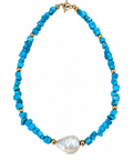 Howlita necklace