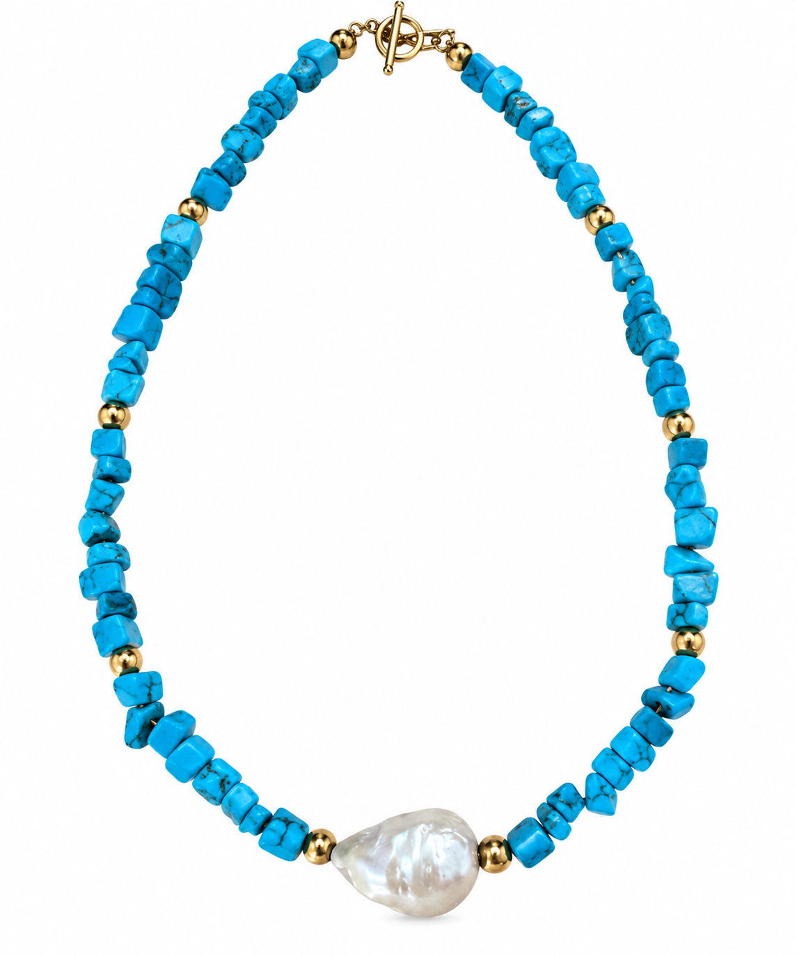 Howlita necklace