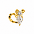 Piercing raton blanco