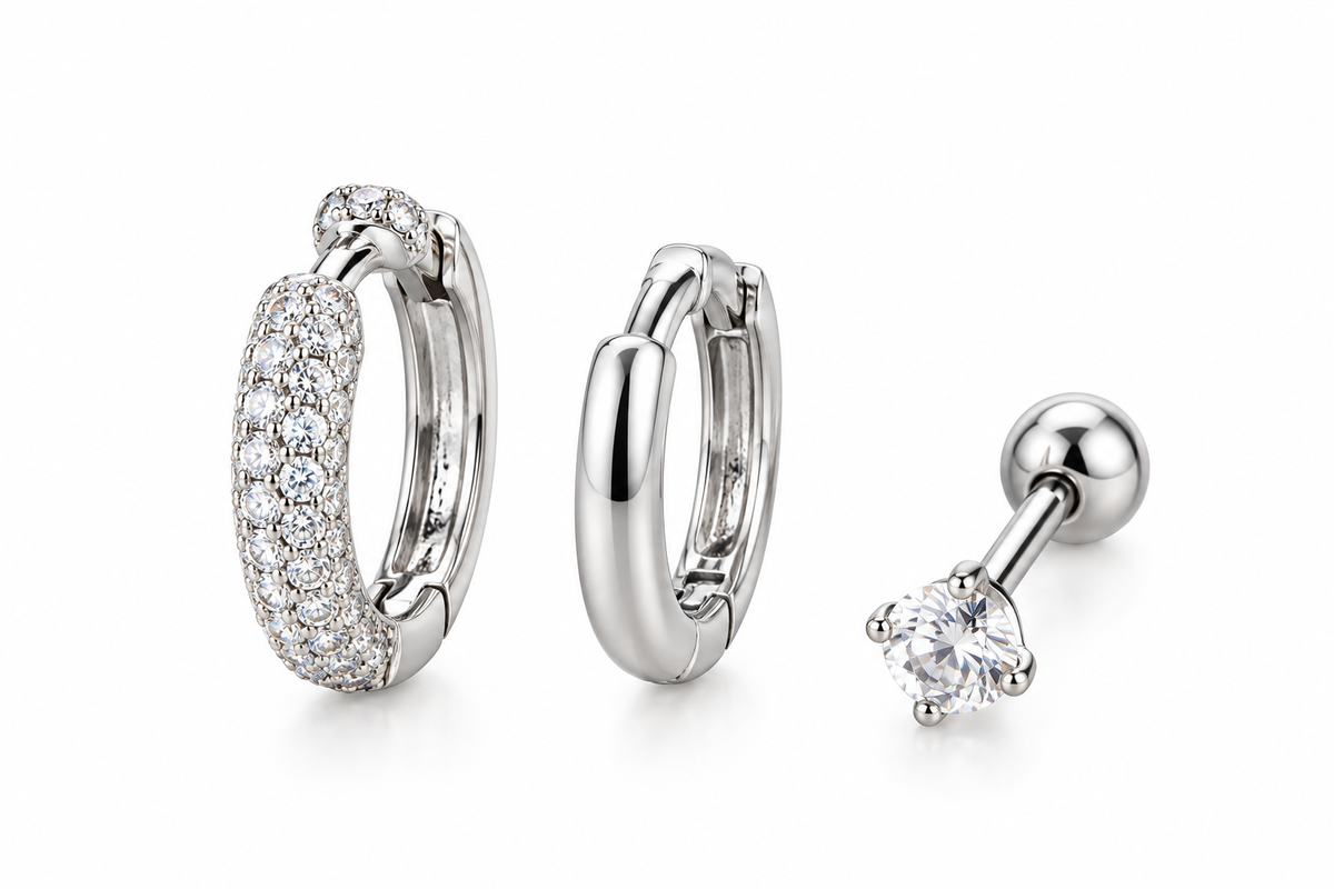 Shiny Silver P set