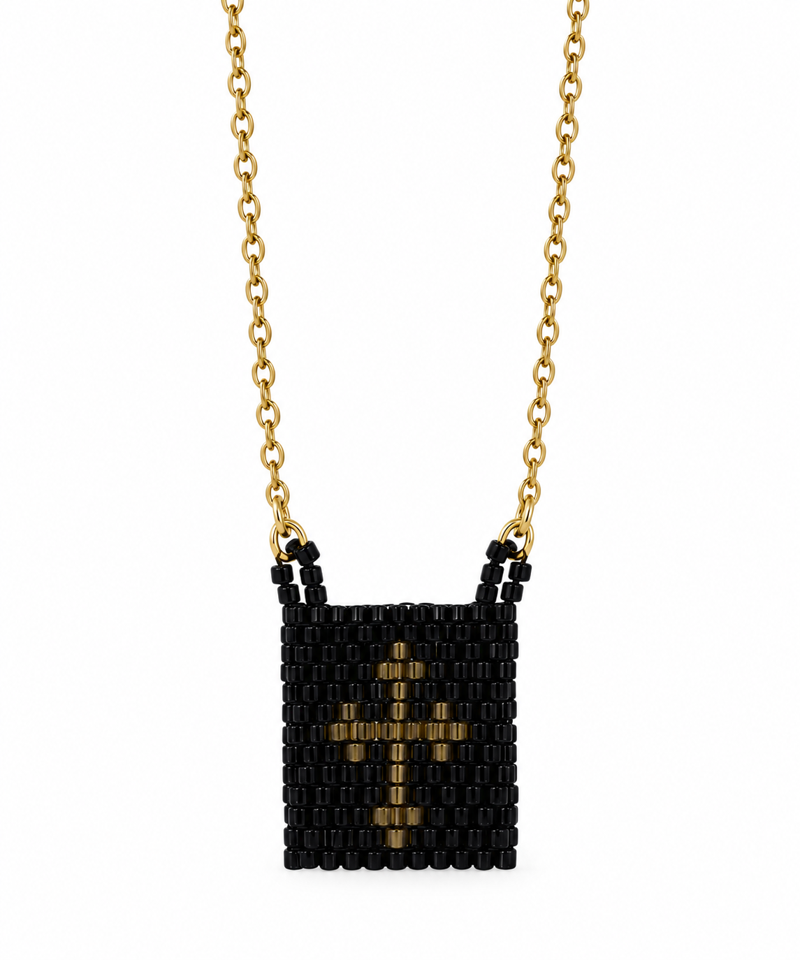 Collar escapulario negro
