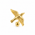 Piercing paloma oro 10k