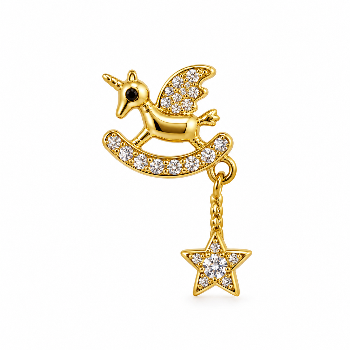 Piercing unicornio con estrella