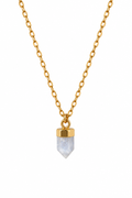 Collar cuarzo blanco