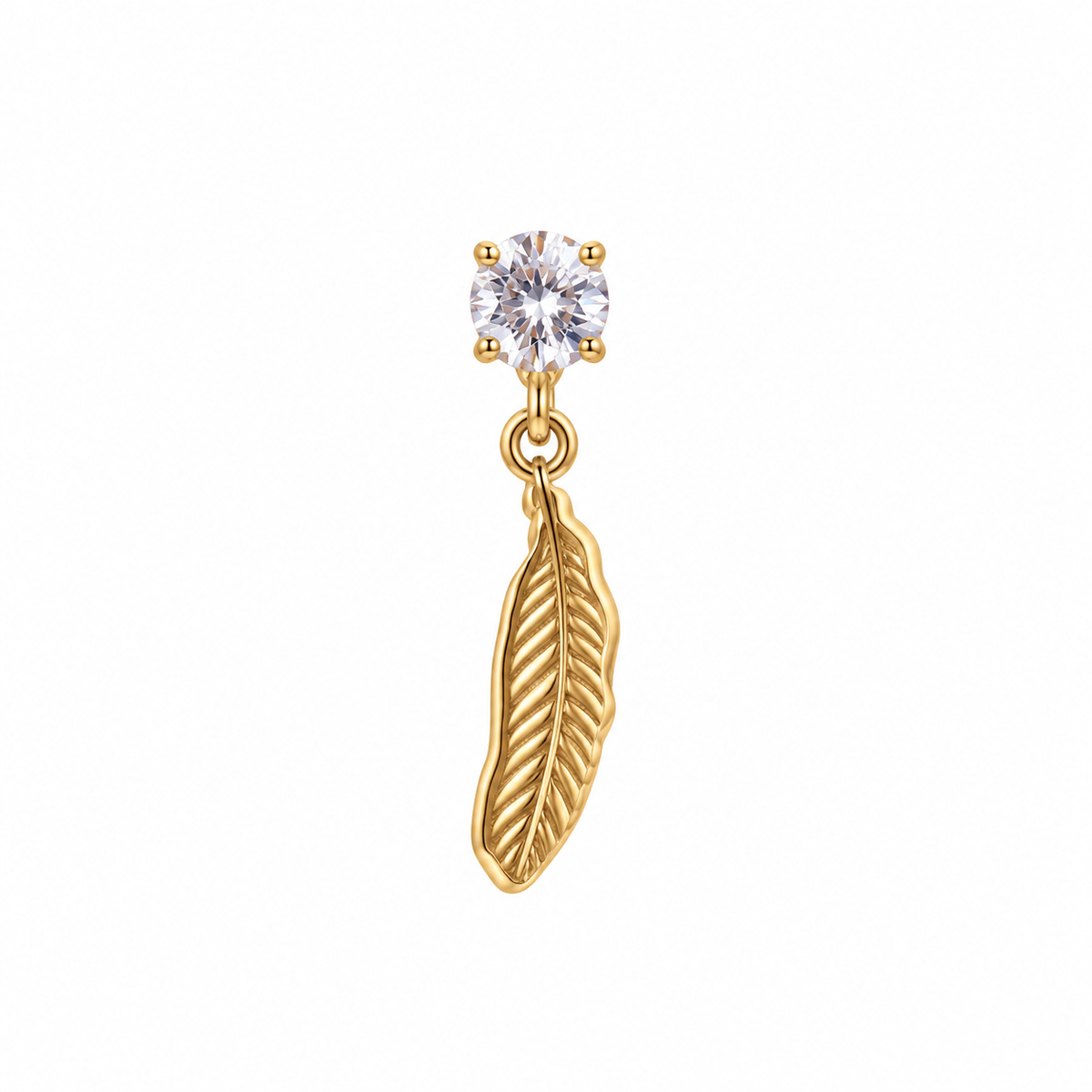 Piercing pluma colgante
