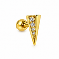 Piercing pico dorado