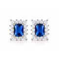 Blue Paros studs