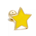 Piercing estrella amarilla
