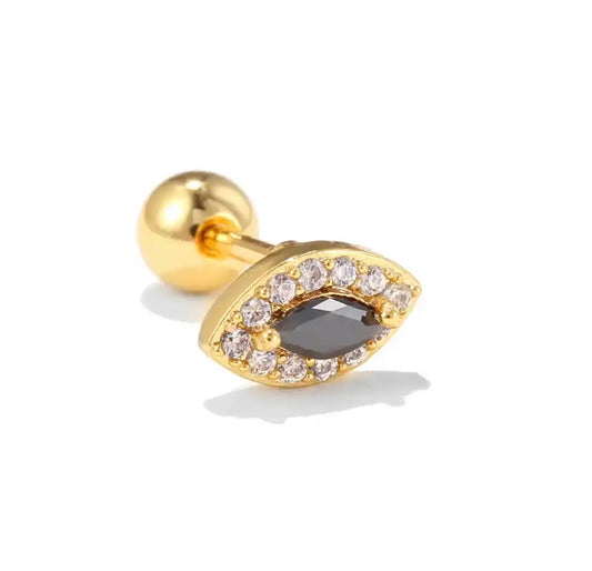 Piercing ojo negro pave