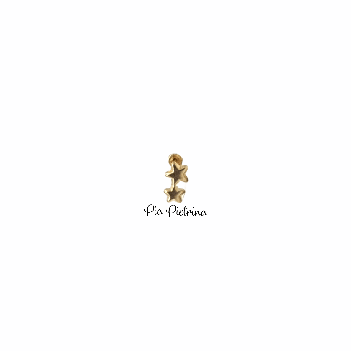 Piercing dos estrellas - Pia Pietrina