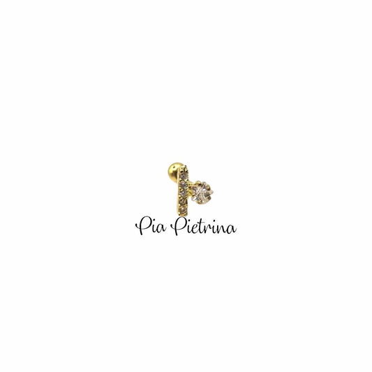 Piercing barrita y estrella - Pia Pietrina