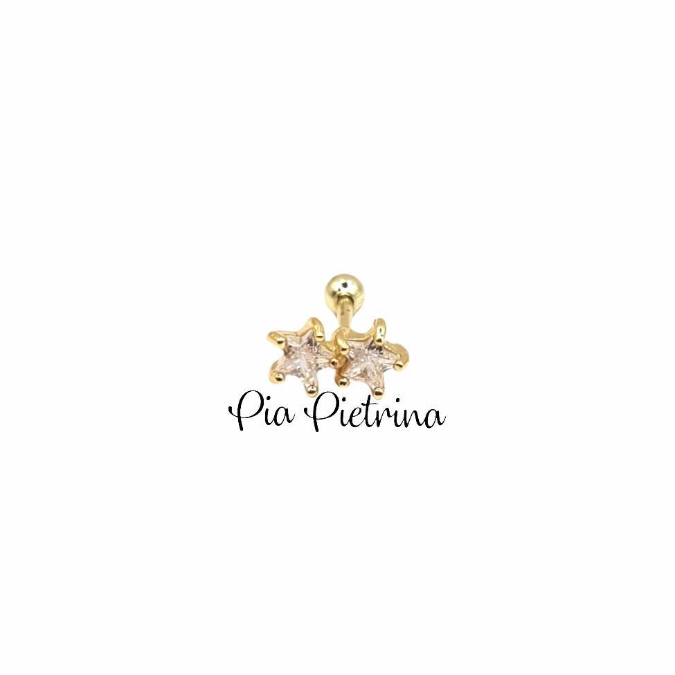 Piercing doble estrella - Pia Pietrina