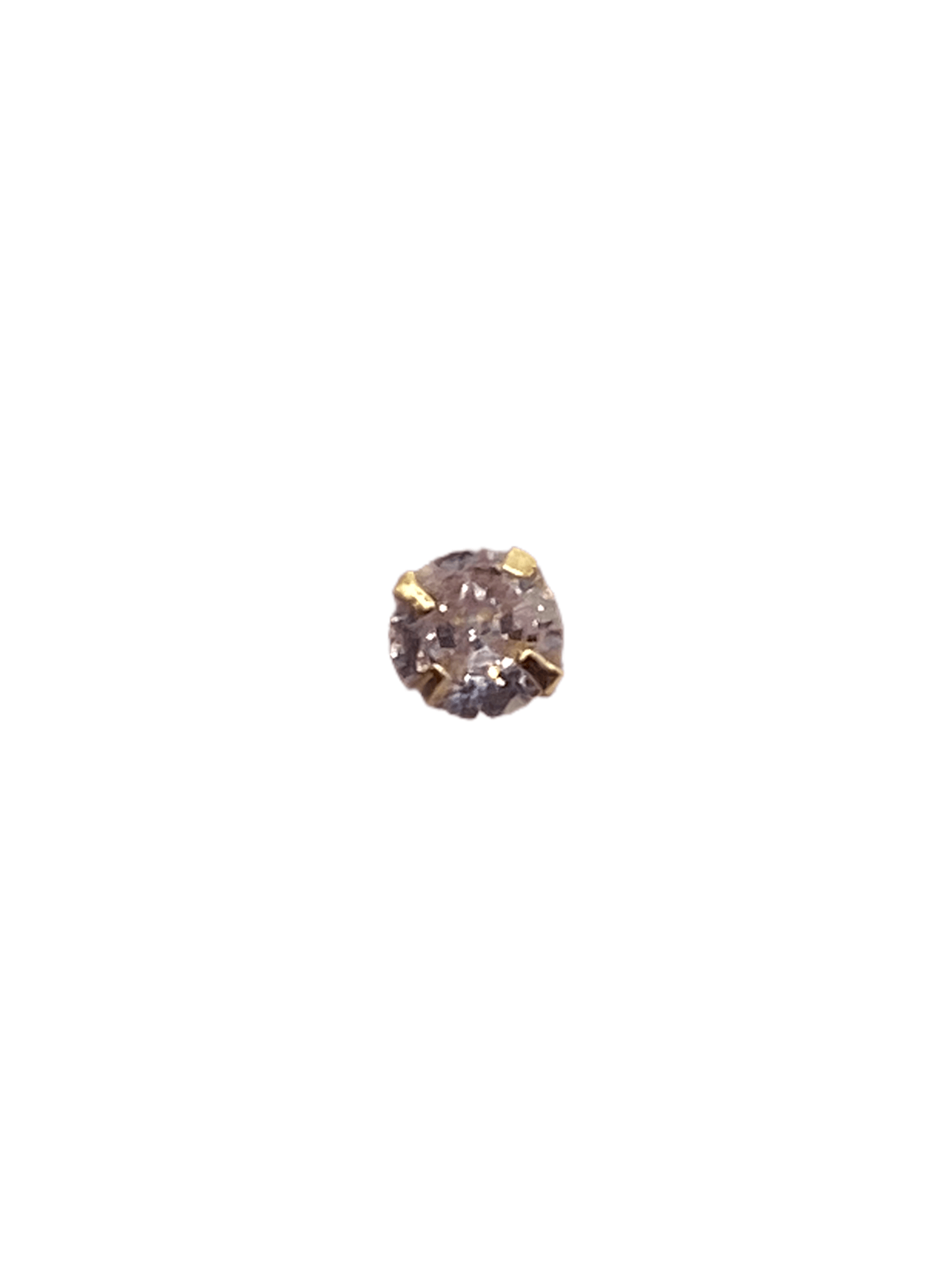 Piercing circonia blanca 4mm - Pia Pietrina