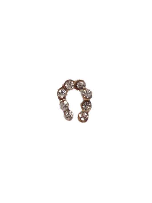 Piercing de herradura oro 14k - Pia Pietrina
