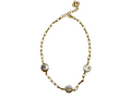 Collar de 3 perlas de rio