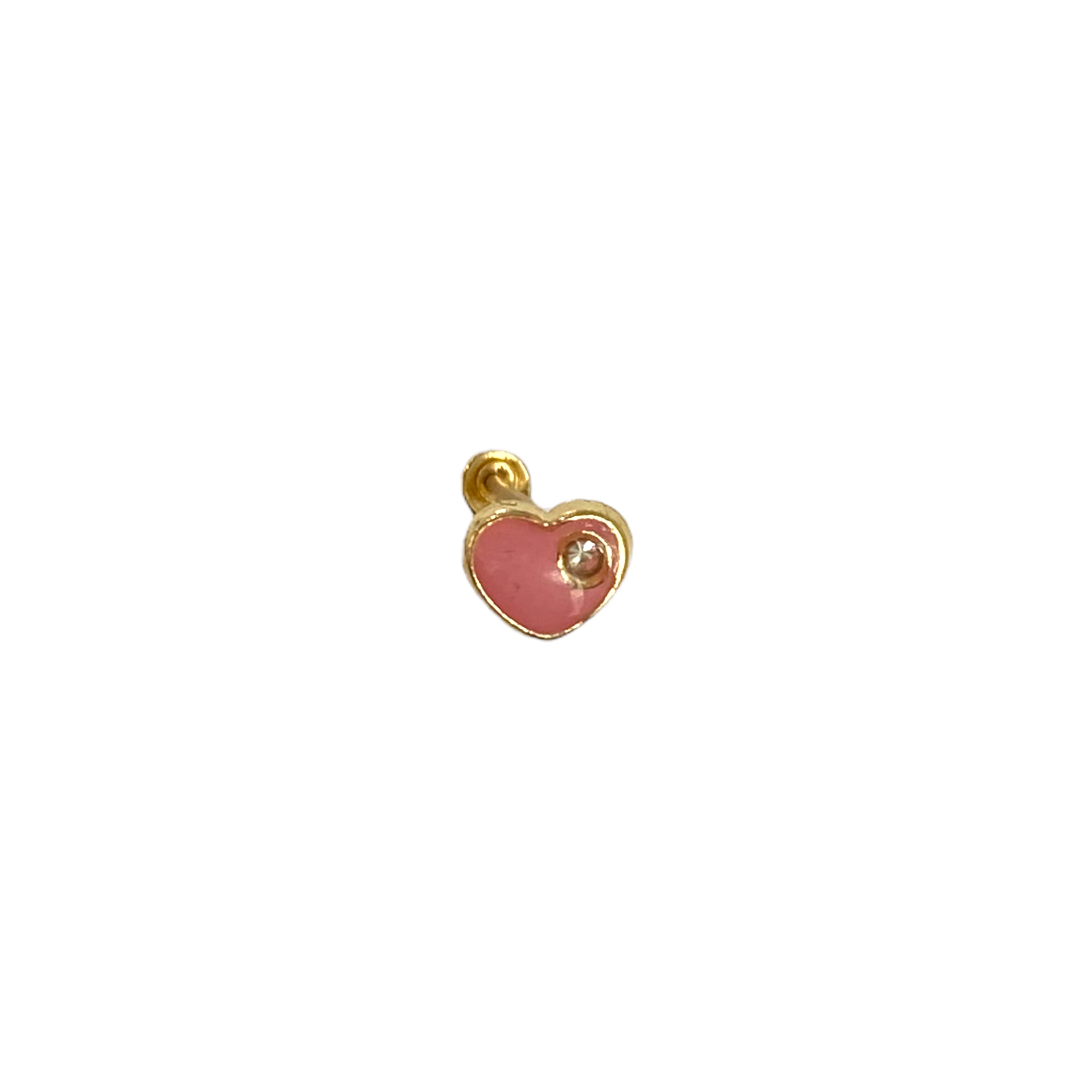 Piercing corazon rosa