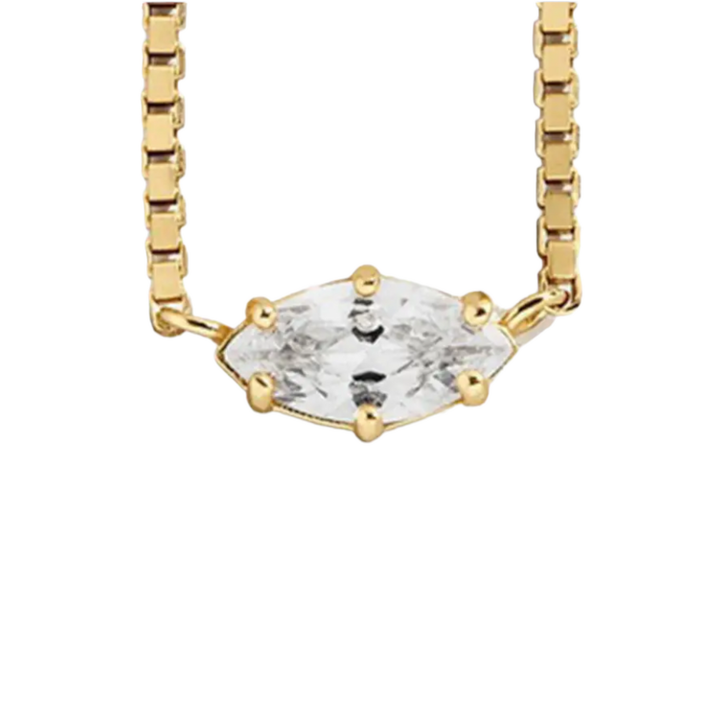 White pietrina necklace