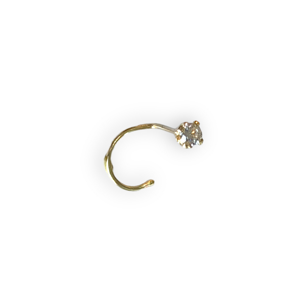 Piercing nariz oro 10k