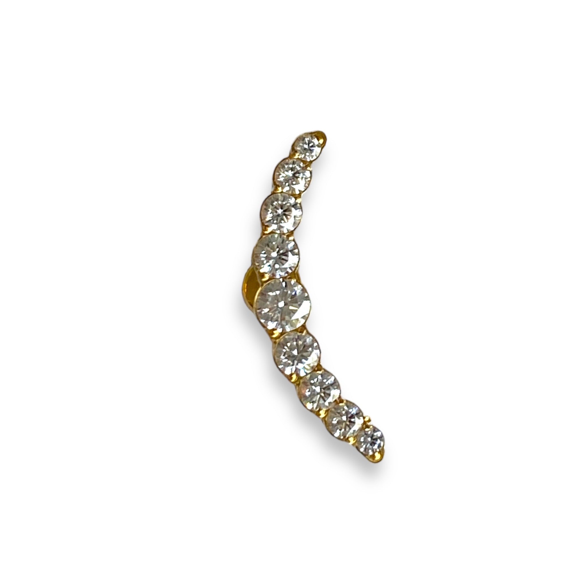 Piercing caminera larga titanio