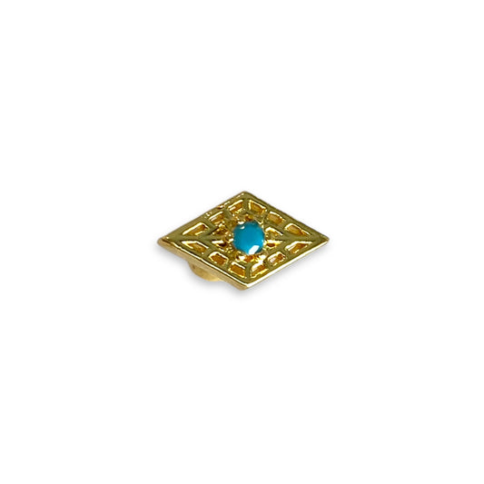 Piercing evil eye turquesa