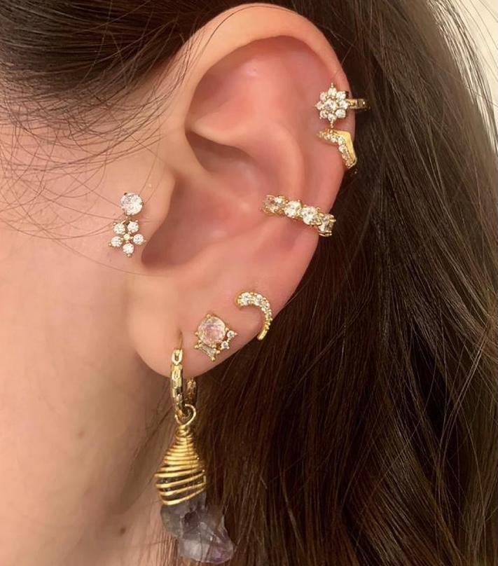 Piercing rosa figuras - Pia Pietrina