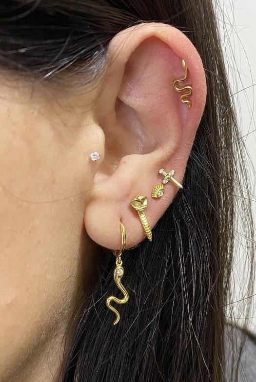 Snake stud - Pia Pietrina