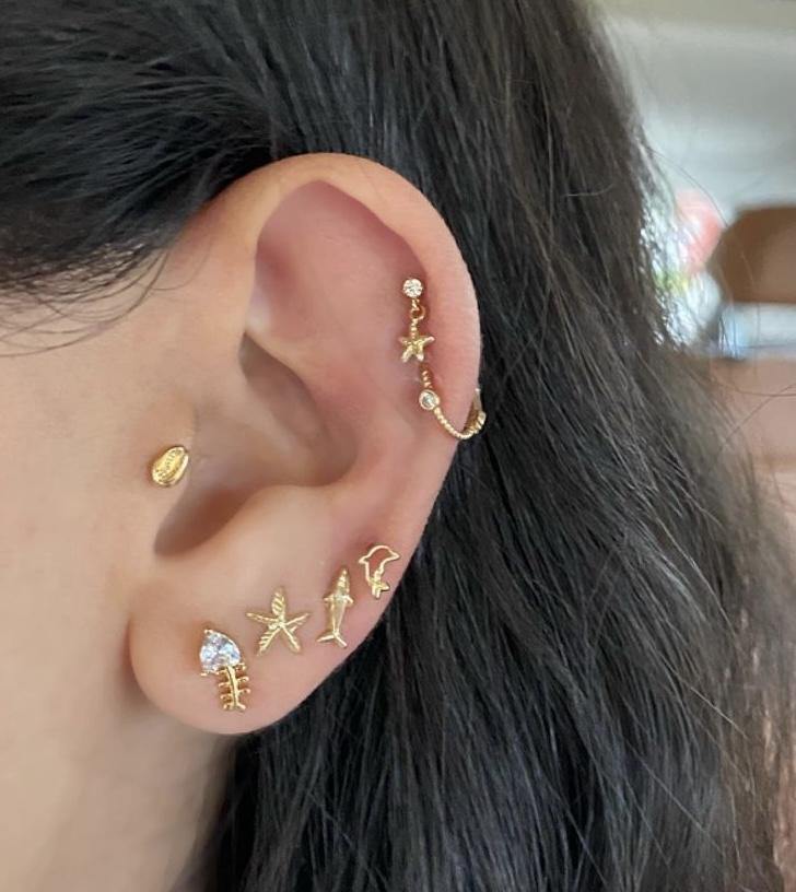 Piercing estrella de mar - Pia Pietrina