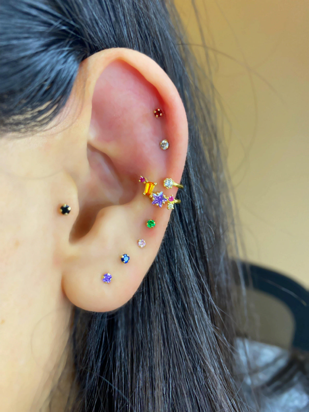 Piercing circonia blanca - Pia Pietrina