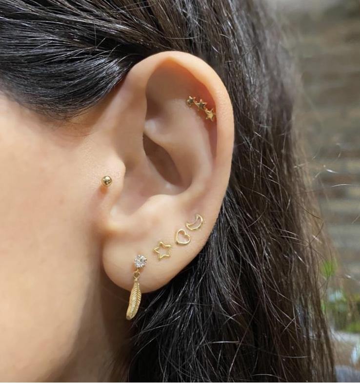 Piercing hoja colgante - Pia Pietrina